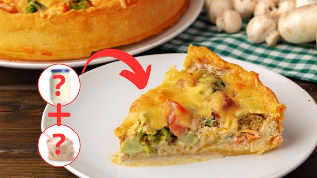 Massa de torta salgada com apenas 2 ingredientes é muito fácil de fazer e fica boa com qualquer recheio