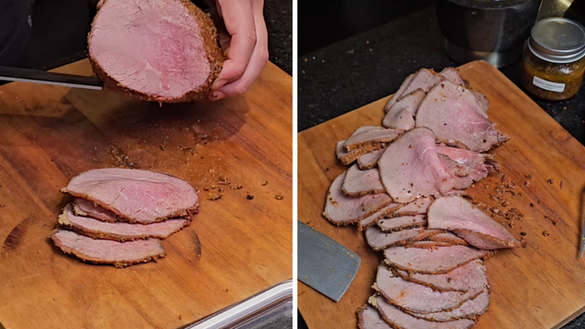 Já separa o lagarto para fazer essa receita de rosbife do TudoGostoso: carne no ponto certo e muito macia