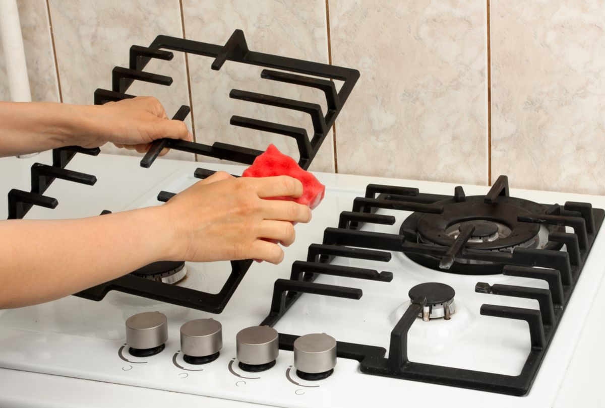 Como limpar a grade do fogão