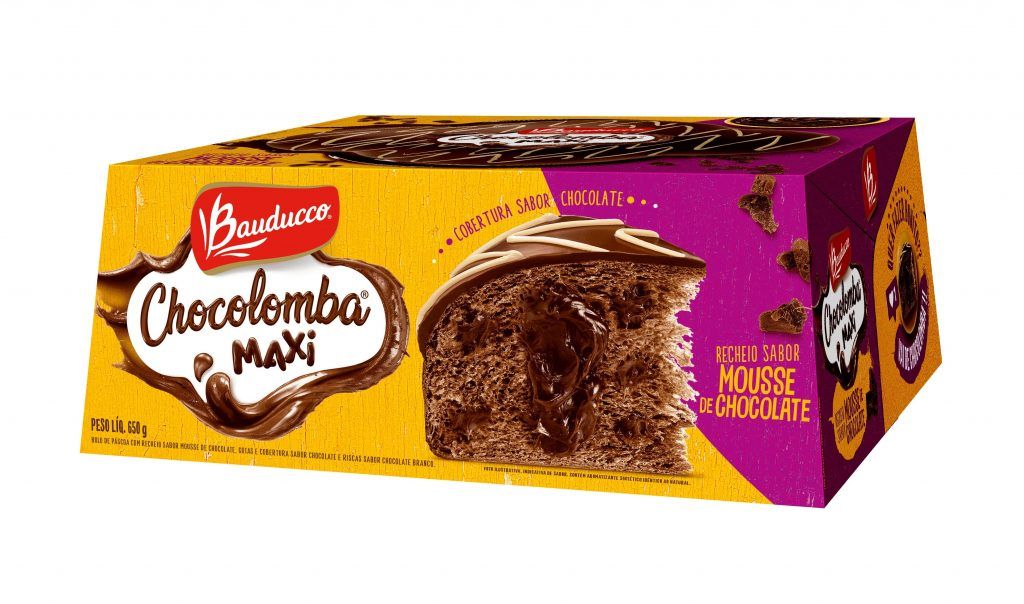 Bolo Páscoa com Gotas de Chocolate Bauducco Chocolomba 500g