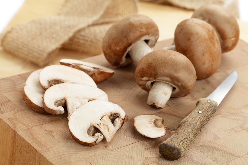 Os cogumelos são ricos em vitamimas