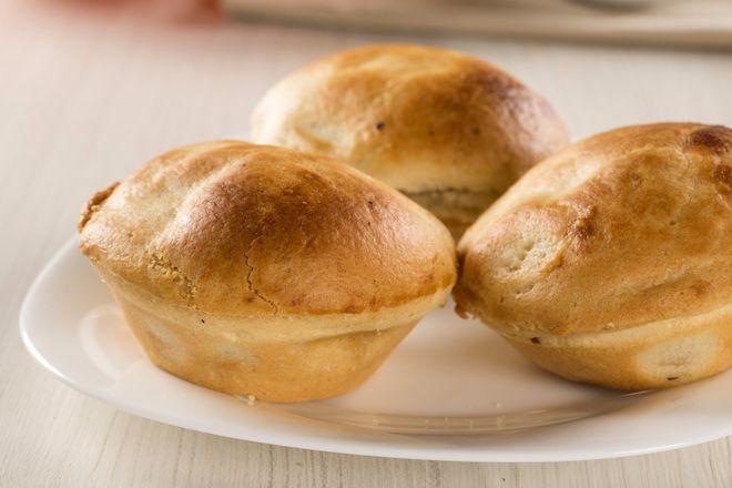 Empadas de iogurte com palmito