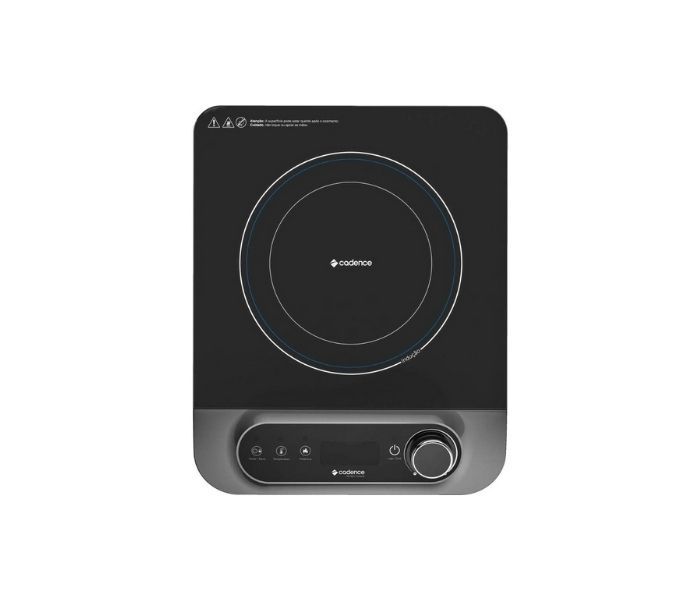 cooktop por indução da cadence preto e inox cooktop 50% OFF