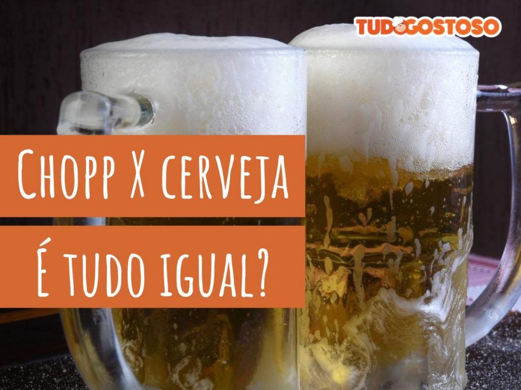 O que é mais forte chopp ou cerveja?