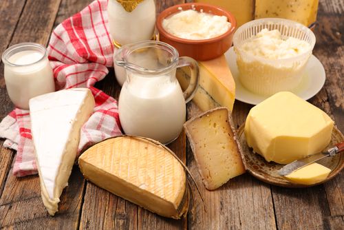Leite e derivados: produtos com lactose