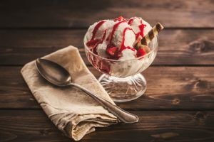 sorvete quente com groselha receita