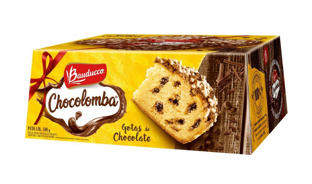 Caixa de Chocolomba gotas Bauducco