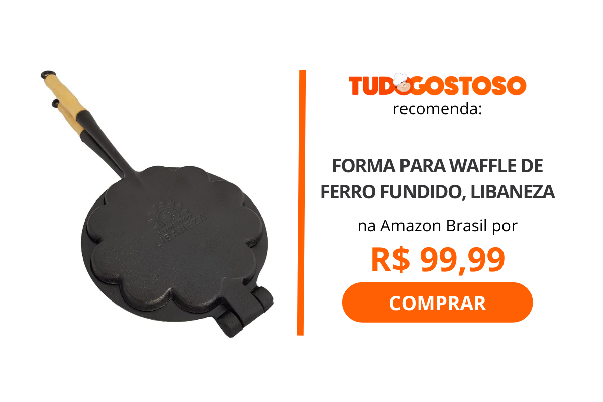 Forma para waffle de ferro fundido, Libaneza