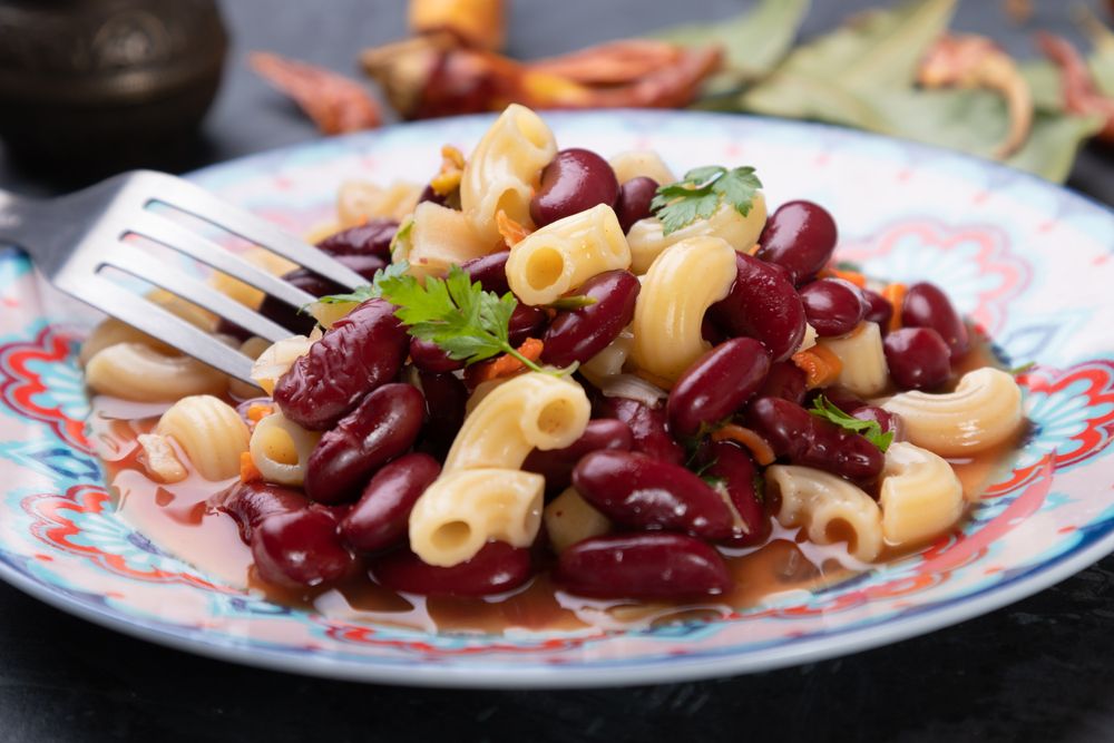 receita de macarrão com feijão italiano ou pasta fagioli