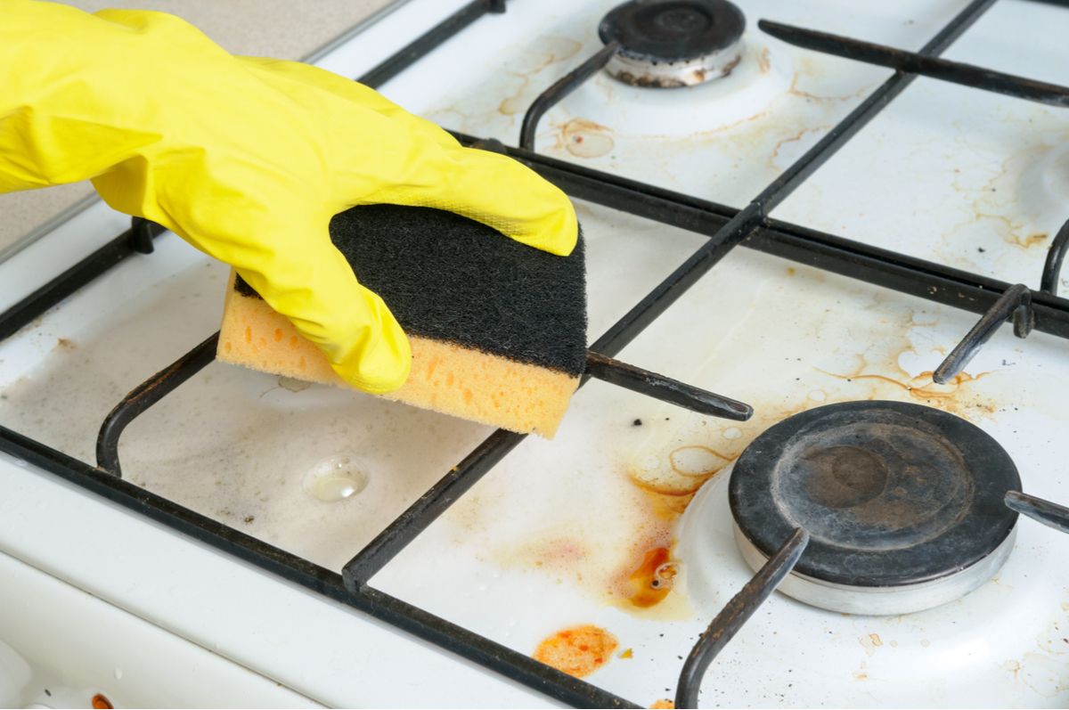 como limpar a cozinha engordurada