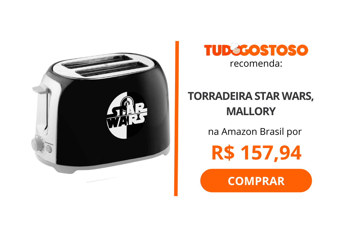 Torradeira STAR WARS - Preta - 110v - 6 níveis - 4 funções - Mallory