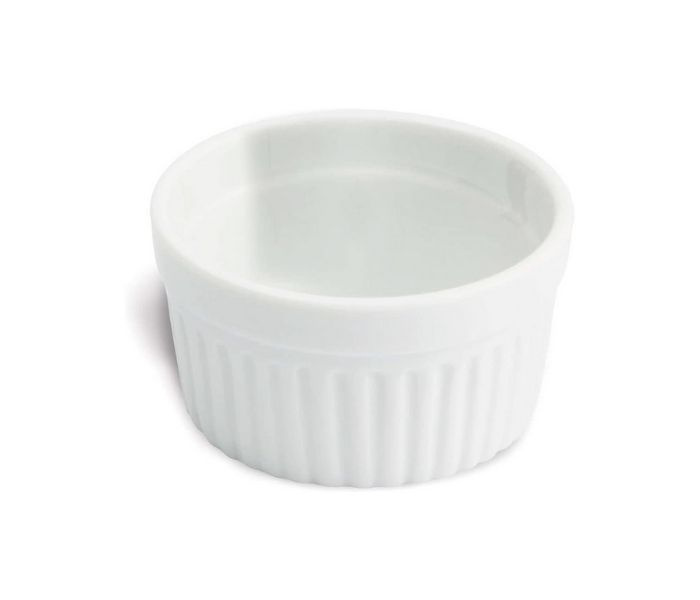 Ramequin branco para suflê