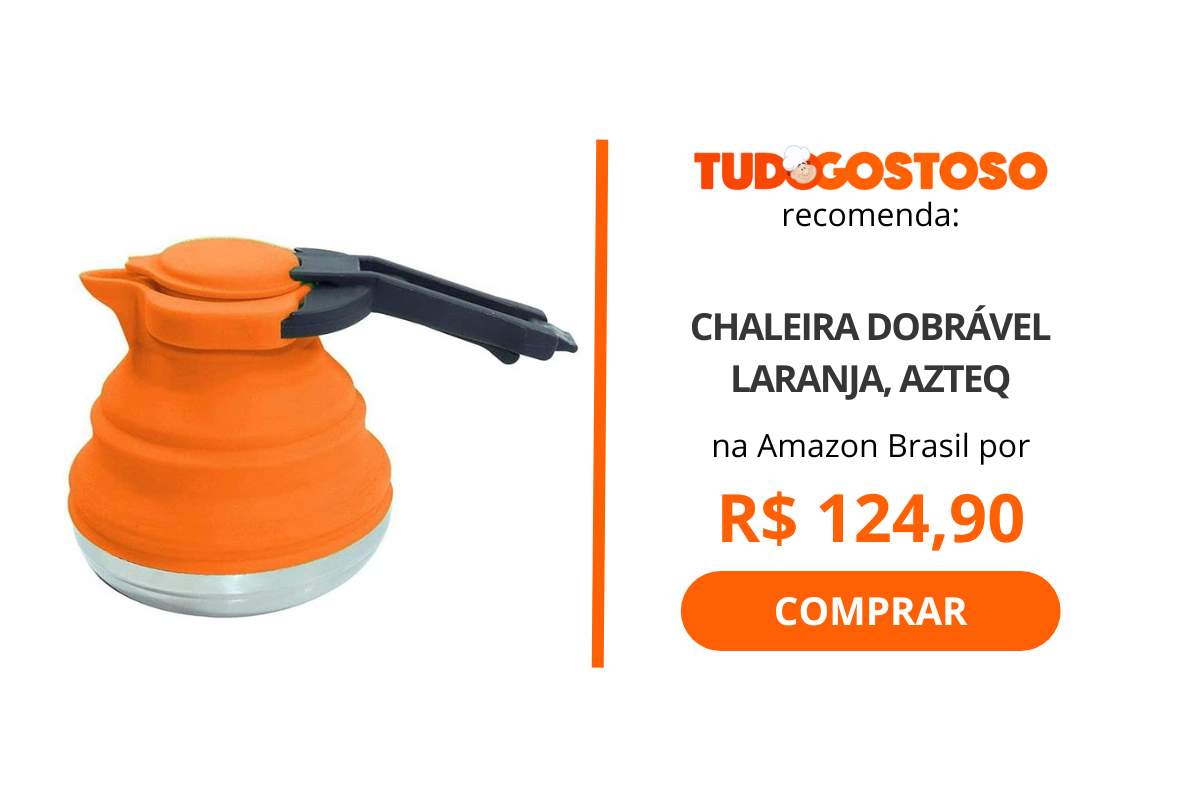 Chaleira dobrável laranja, Azteq