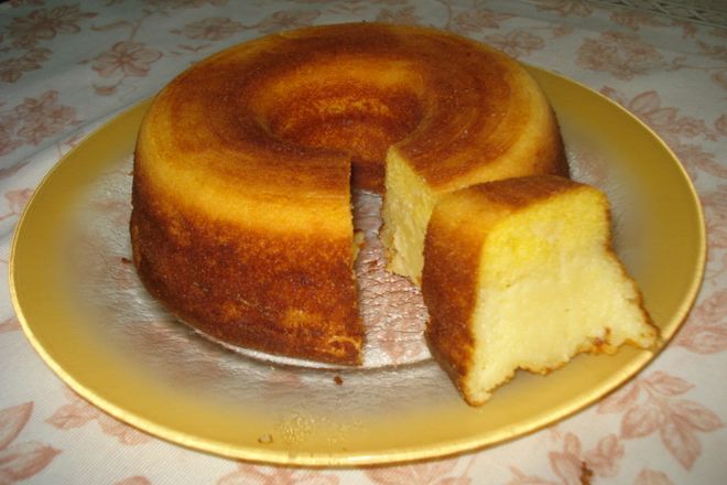 Receita de Bolo de Fubá Cremoso