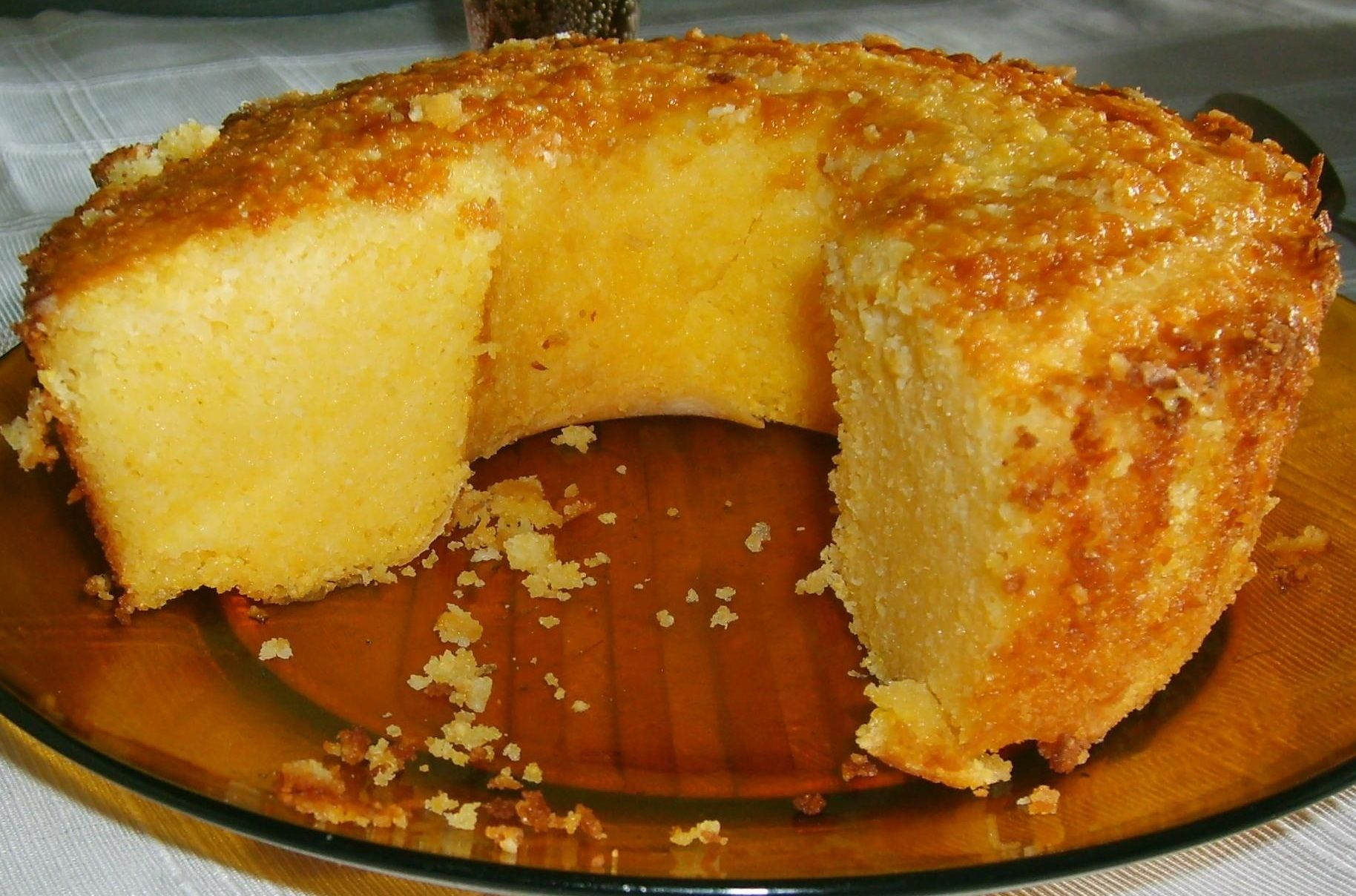 bolo de farinha de milho