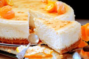 Cheesecake de laranja