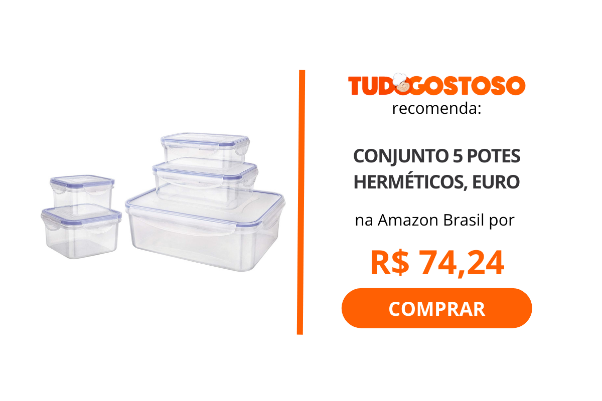 Conjunto 5 potes herméticos, Euro